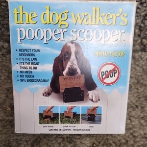 Dog Walker's Pooper Scooper - Blue